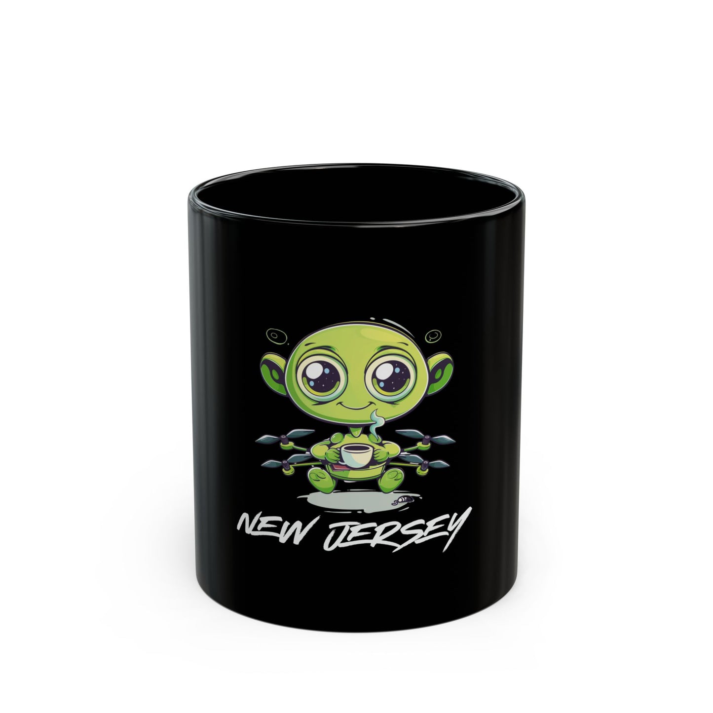 Cosmic Sip: Alien Drone Mug Collection 11oz