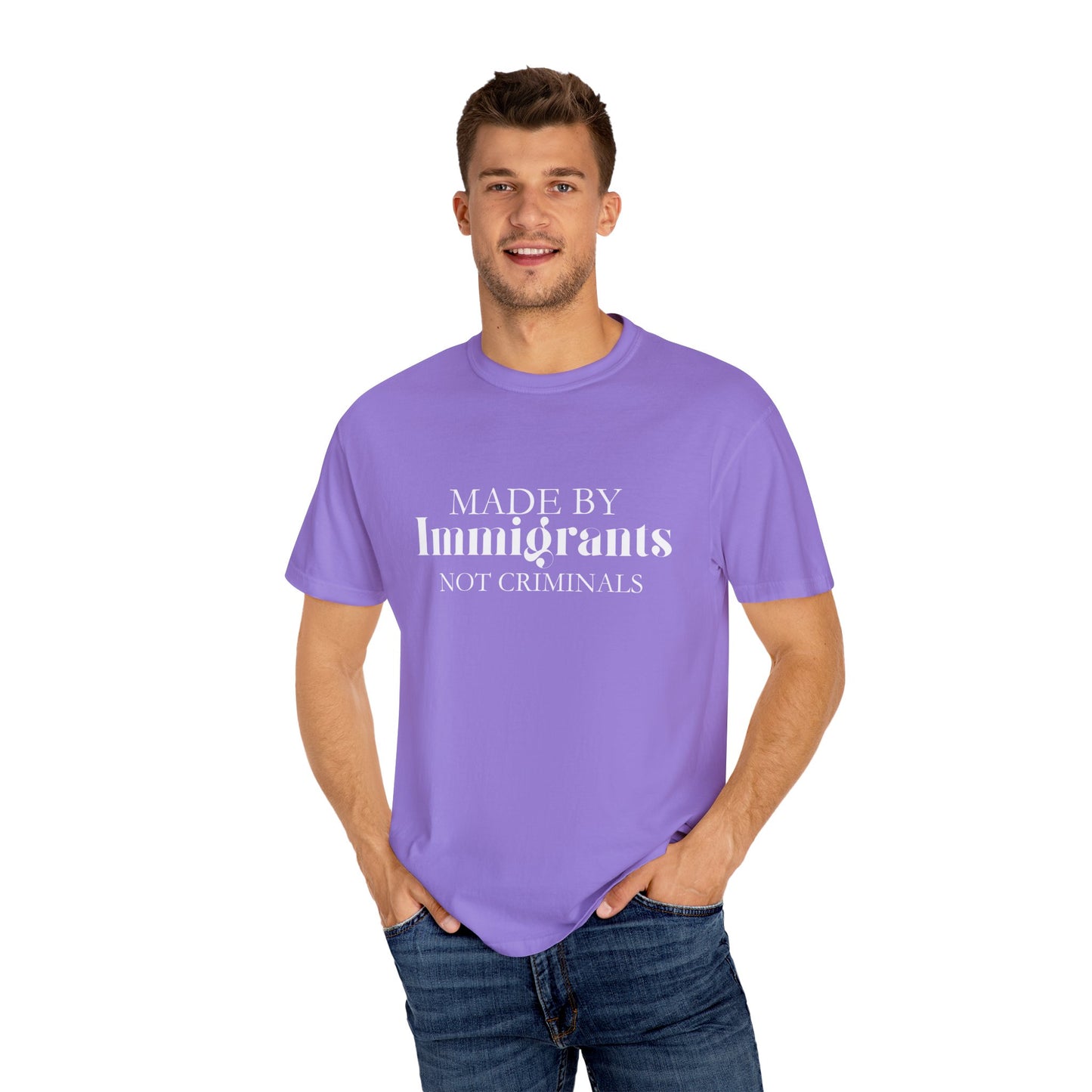🔥🇺🇸 MADE BY IMMIGRANTS, NOT CRIMINALS ✊🖤 Statement Tee