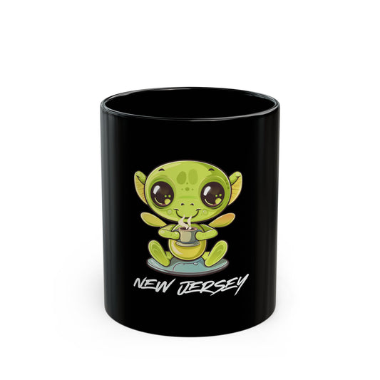 Intergalactic Brews: Alien Drone Mug Series Black Mug (11oz, 15oz)