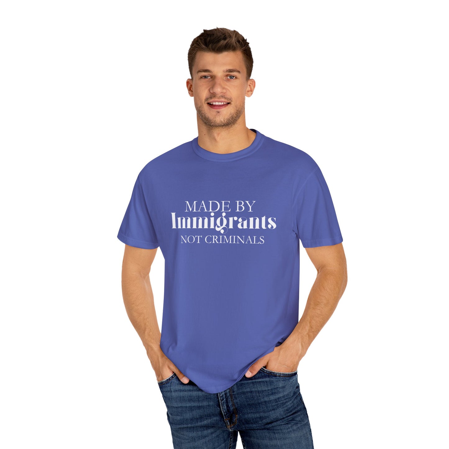🔥🇺🇸 MADE BY IMMIGRANTS, NOT CRIMINALS ✊🖤 Statement Tee