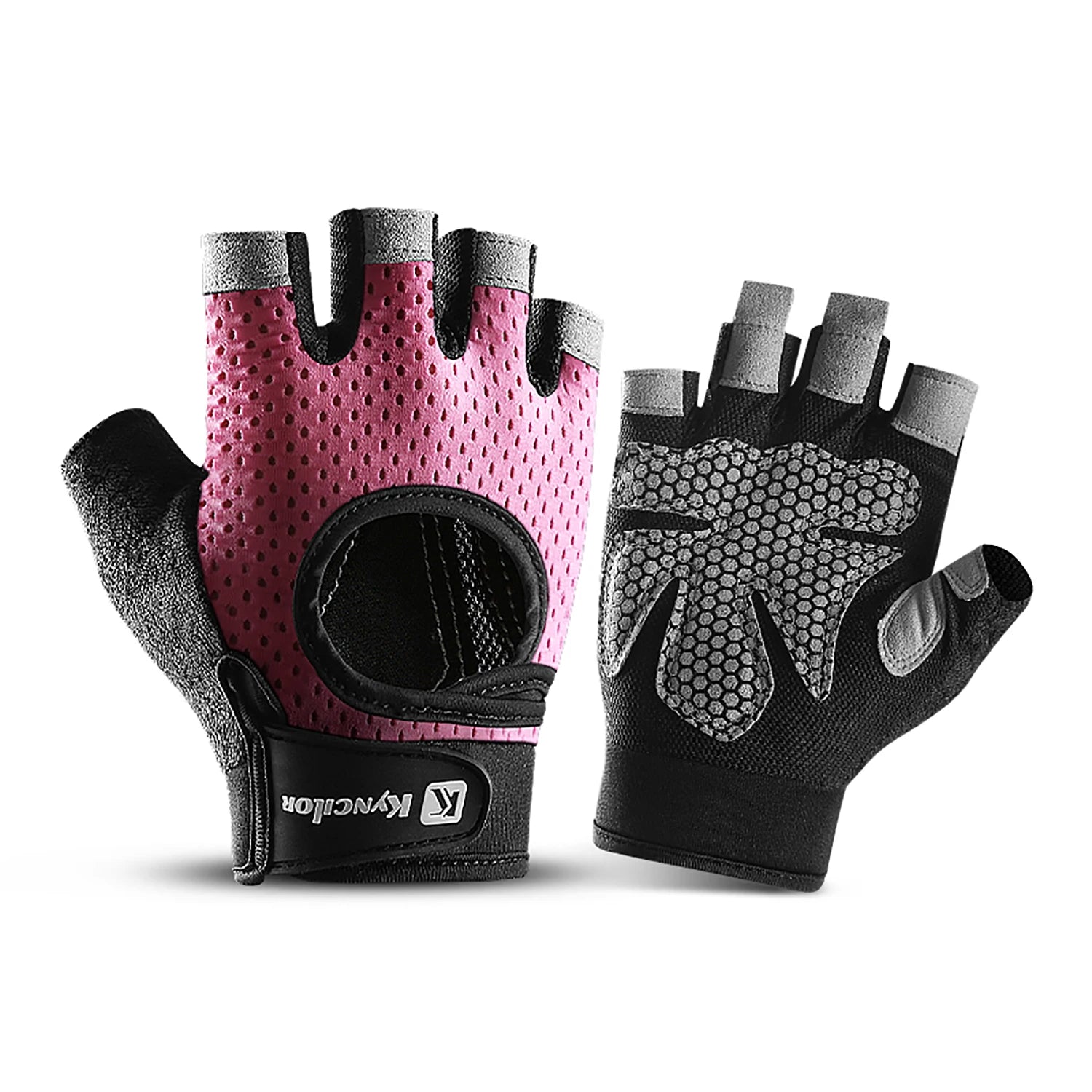 Half Finger Gloves Gym Fitness Anti-Slip Women Men Gel Pad Gloves Gym Cycling Fingerless Gloves Bicycle Accessories