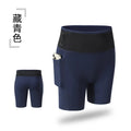 Summer Sports Workout Running Shorts with Pockets Women Compression Yoga Shorts Fitness Gym High Elastic Training Sportwear