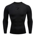Men Running Compression T-shirt Long Sleeve Sport Tees Gym Fitness Sportshirts Male Jogging Tracksuit Homme Athletic Shirt Tops
