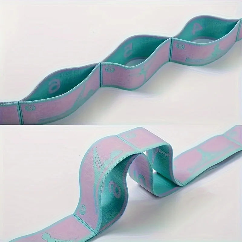 Yoga & Pilates Training Bands for Full-Body Workouts - Extra Thick Portable & Non-Slip Design for Home Gym Dance Studio & Travel