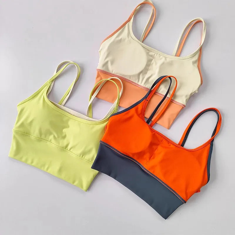 Sports Bra for Women Gym Vest Yoga Beauty Black Tube Top Running Sports Bra Fitness Yoga Crop Top Underwear Sexy Sport Bra Top