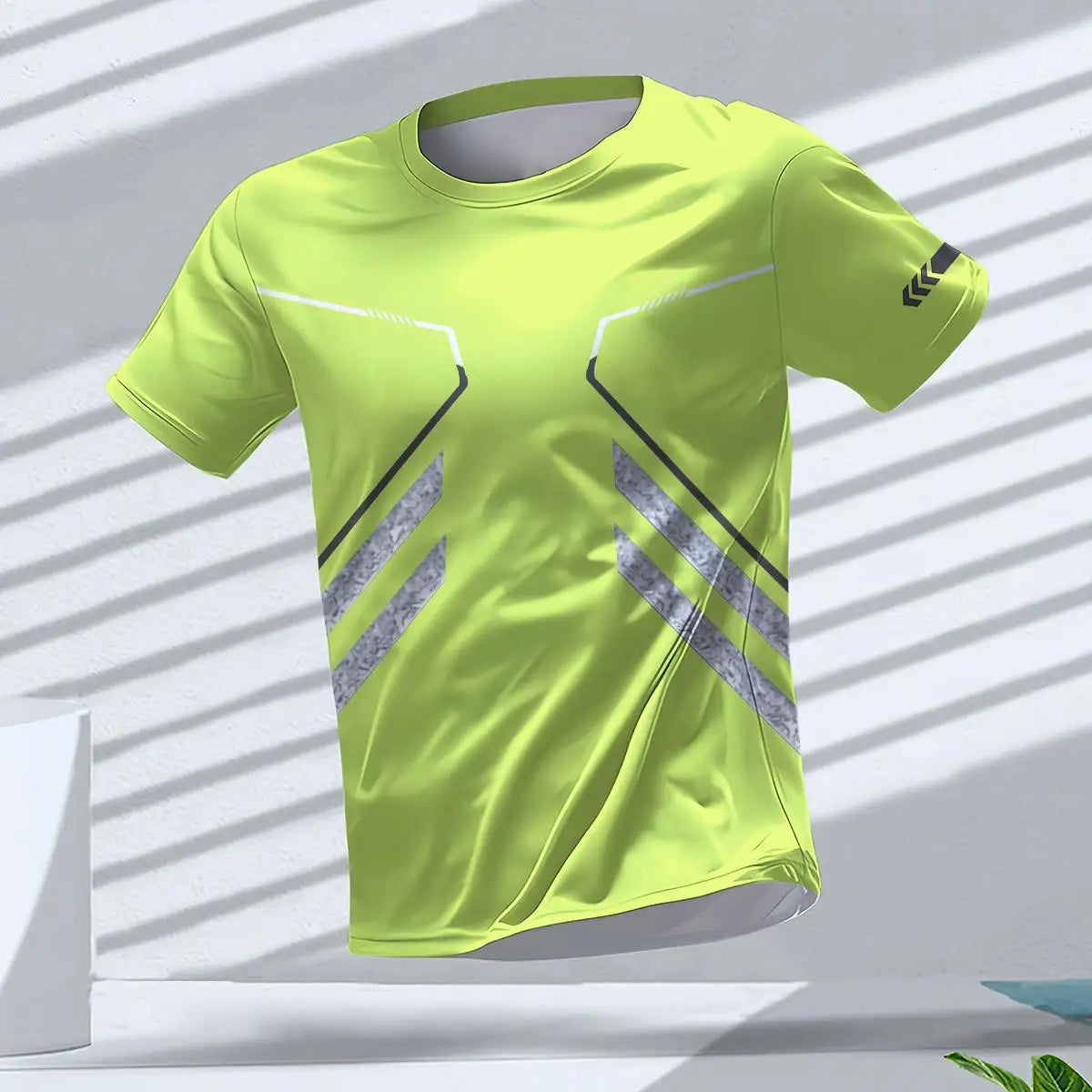 Fashion Breathable Men's Gym T-shirt Top Outdoor Run Sports Tee Quick Dry Fitness Man Clothing Casual Loose Short Sleeve T Shirt