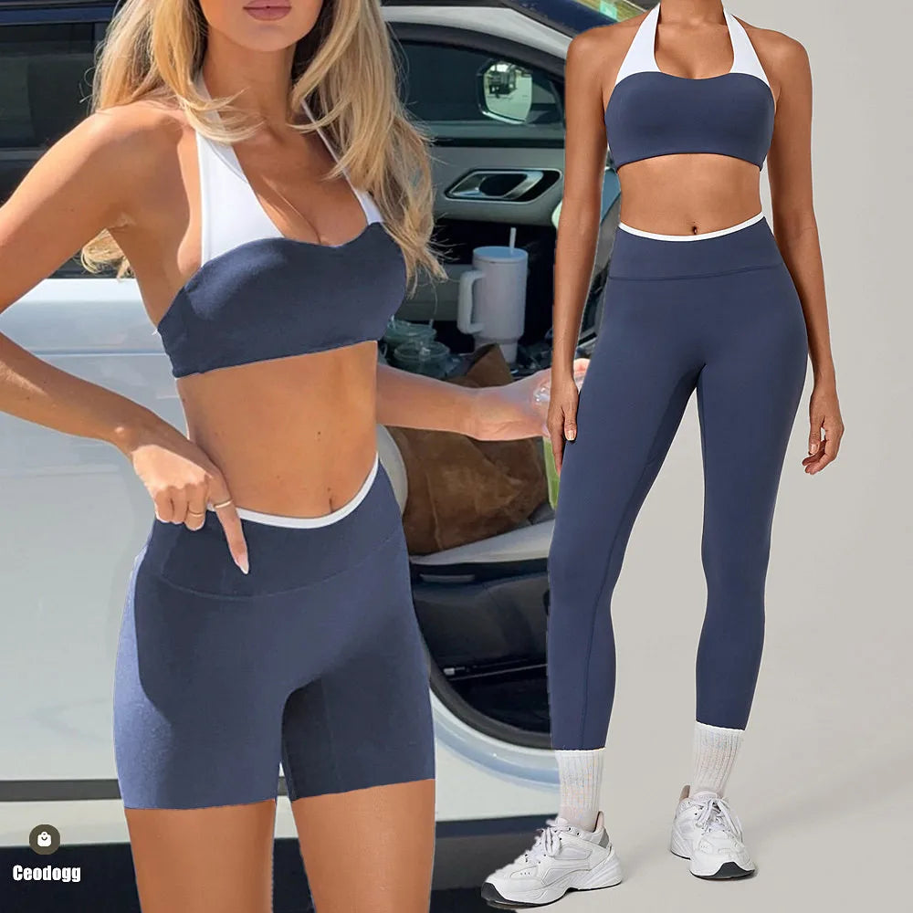 Gym Workout Clothes Women's Sprots Bras Yoga Sportswear Vest Top Fitness Wear Outside Running Open Back Tight Underwear Bra XP58