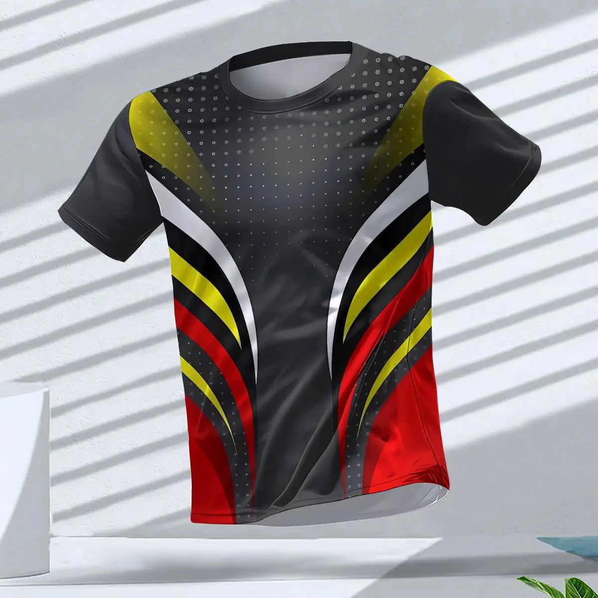 Fashion Breathable Men's Gym T-shirt Top Outdoor Run Sports Tee Quick Dry Fitness Man Clothing Casual Loose Short Sleeve T Shirt