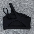 Women Shockproof Sport Bra Women's Beautiful Back Gym Sports Underwear Women Oblique Shoulder Straps Running Fitness Yoga Bra ﻿