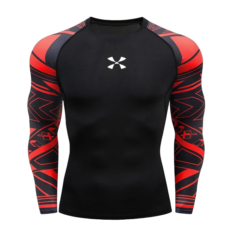 Cody Lundin Men's Compression Gym Wear Swim T Shirt Wholesale Men Gym Wear Slim Fit Rash Guard Compression T Shirt