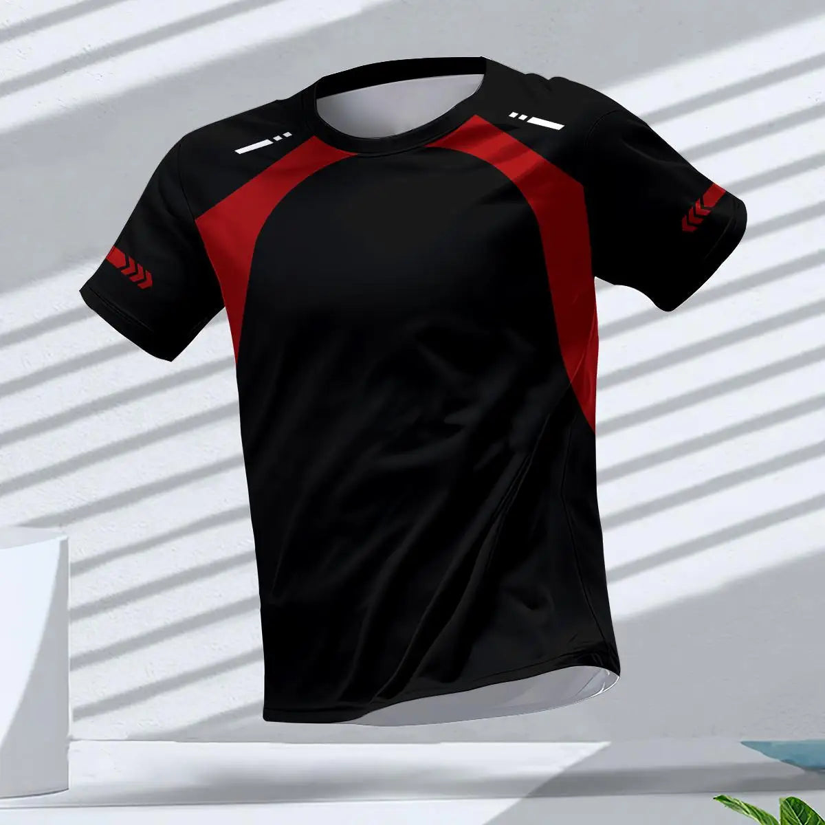 Fashion Breathable Men's Gym T-shirt Top Outdoor Run Sports Tee Quick Dry Fitness Man Clothing Casual Loose Short Sleeve T Shirt