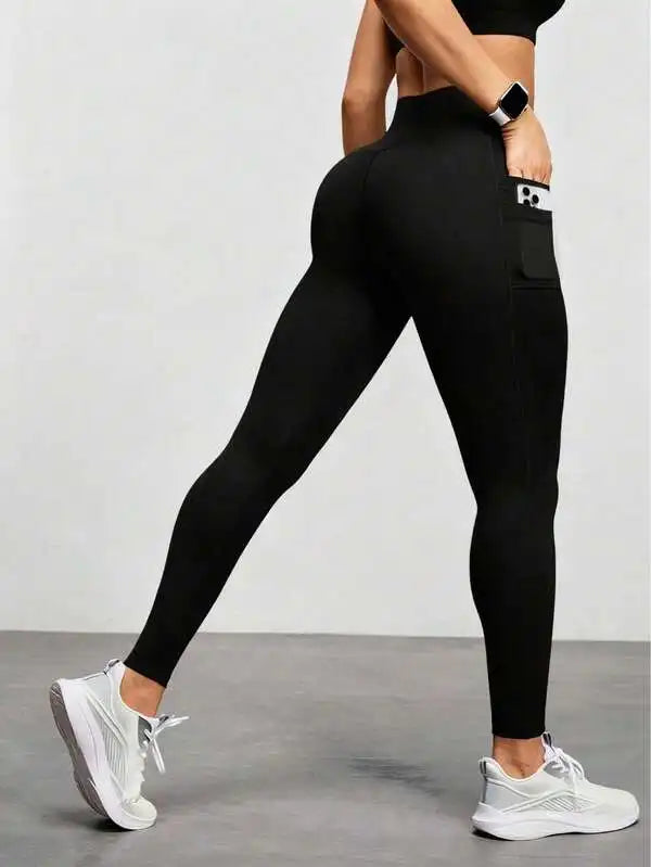 Women's Yoga Pants with Phone Pocket - High Waist Tummy Control Leggings, Non-Squat & Butt Lifting for Workout, Gym & Hiking