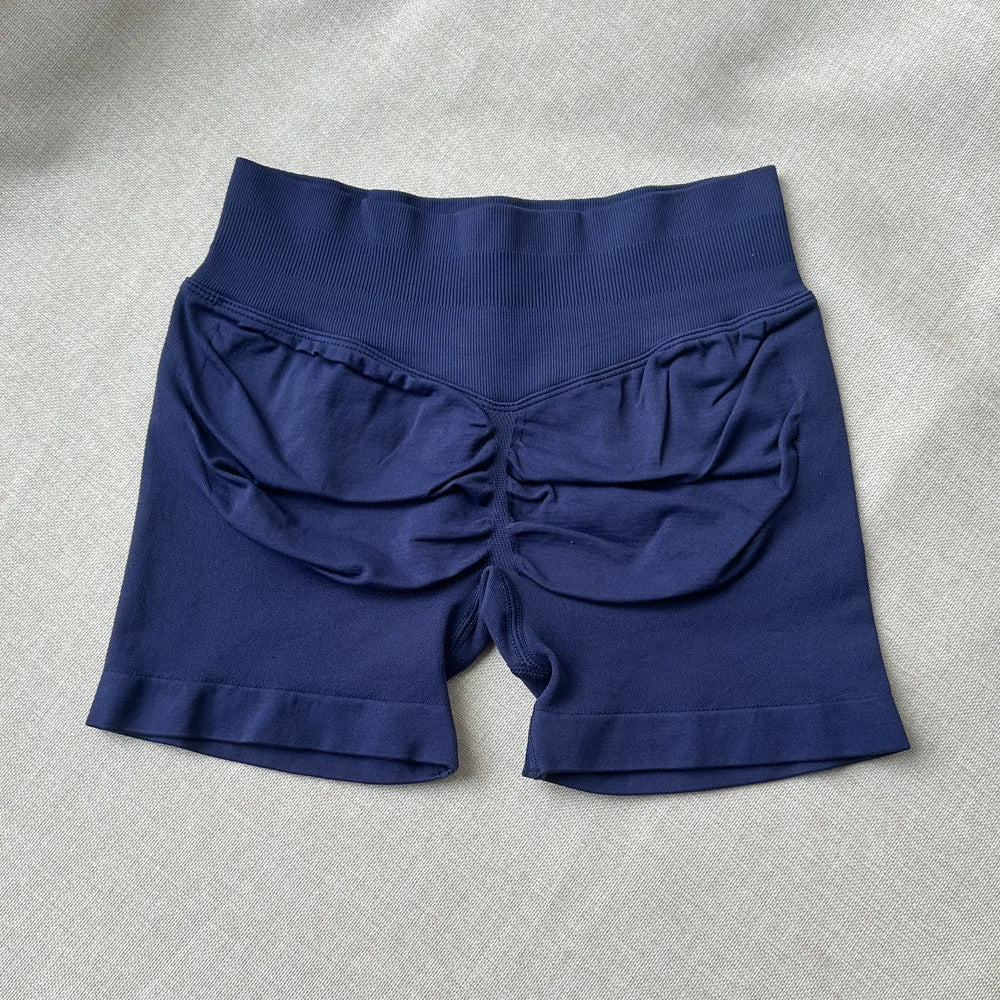 Shorts Women Gym Shorts Low Waist Seamless Yoga Shorts Workout Biker Short Stretch Fitness Short