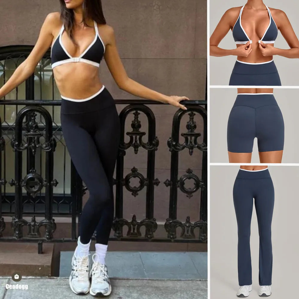 Gym Workout Clothes Women's Sprots Bras Yoga Sportswear Vest Top Fitness Wear Outside Running Open Back Tight Underwear Bra XP58